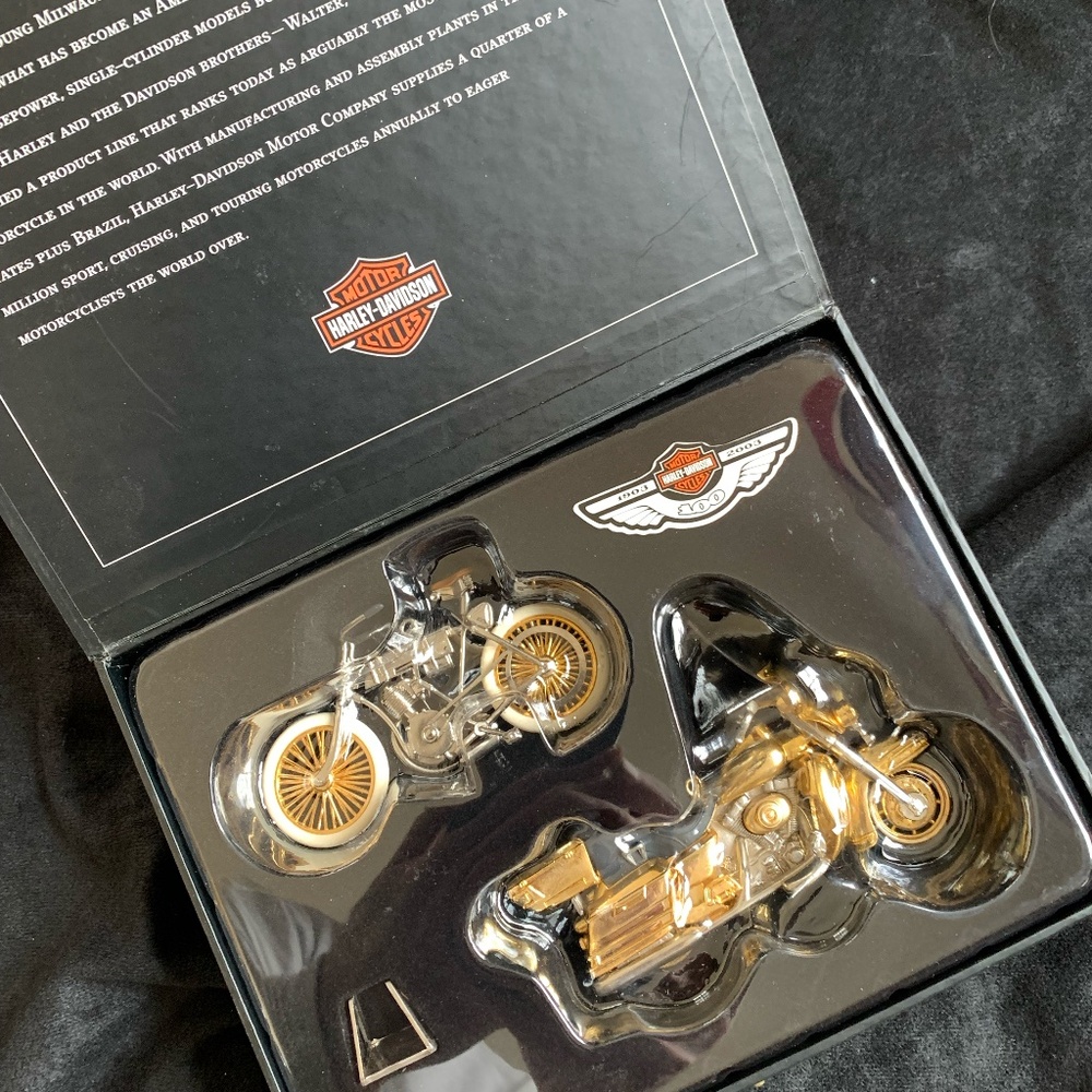 Harley Davidson 100th anniversary Ornament.  New in box.